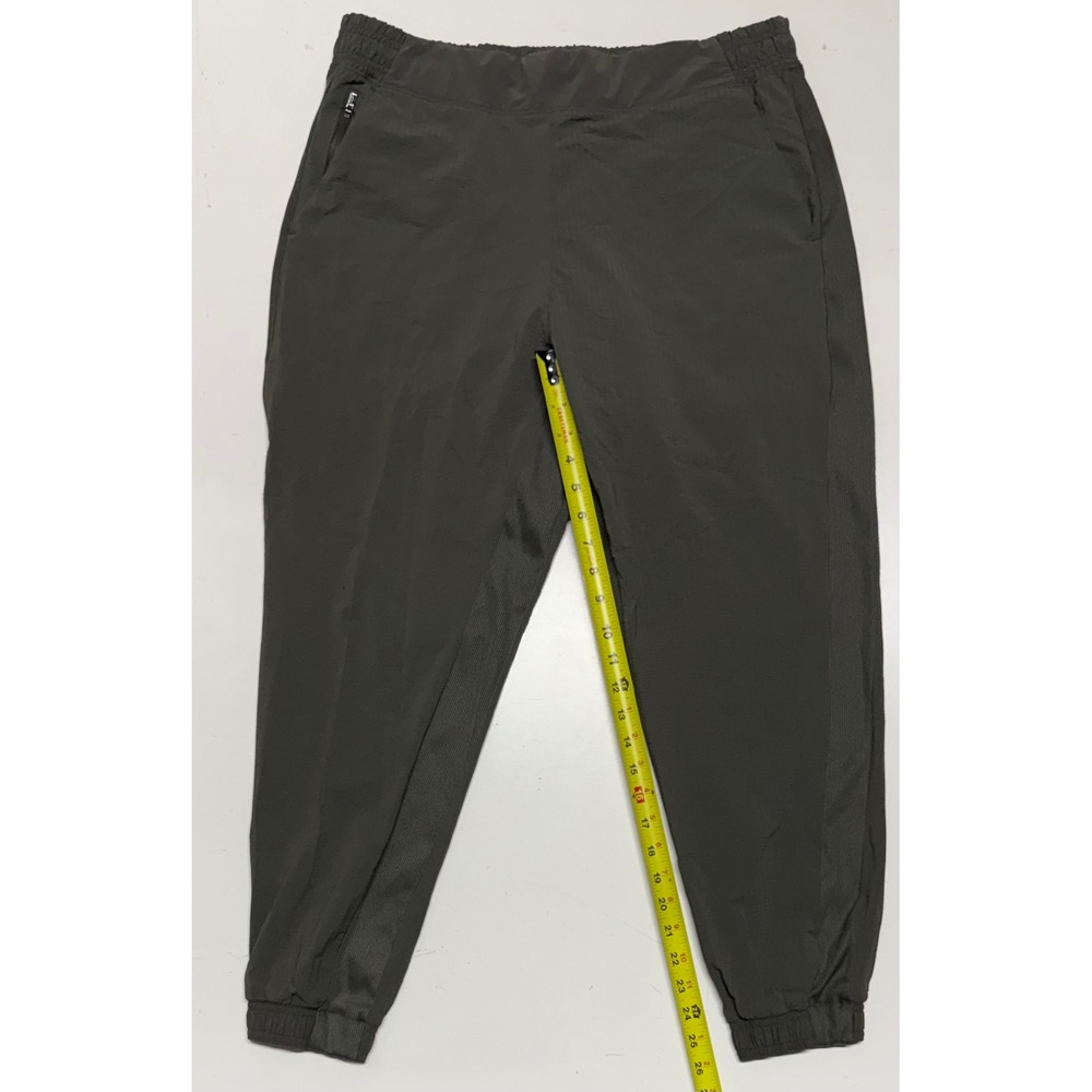 Athleta Textured Brooklyn Jogger Pants Olive Green Petite 14P RN54023